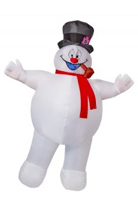 Frosty The Snowman Inflatable Adult Costume Christmas