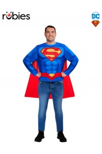 Superman Costume Top & Adult Cape