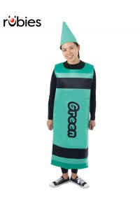 Green Crayon Adult Tabard Costume - One Size