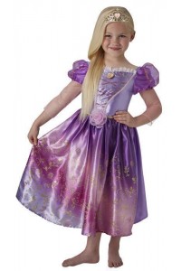 Rapunzel Tangled  Rainbow Deluxe Child Costume