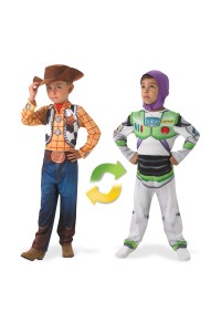 Woody To Buzz Lightyear Deluxe Reversible Child Costume Disney Toy Story
