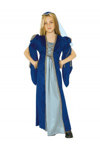 Juliet Medieval & Knights Classic Blue Child Costume