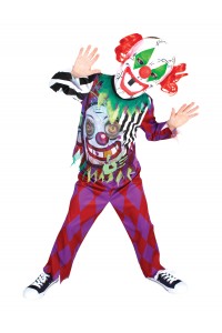 Scary Clown Circus Lenticular Child Costume