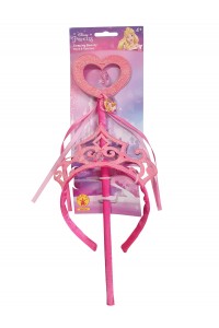 Sleeping Beauty Accessory Bundle- Wand & Tiara Set