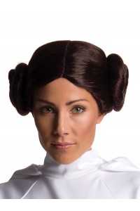 Princess Leia Adult Wig with Buns Star Wars