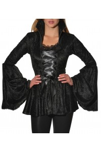 Soul Crushed Velvet Adult Top Witches