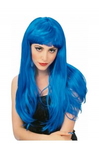Glamour Blue Adult Wig Halloween