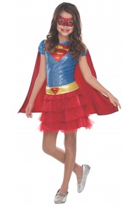 Supergirl Tutu Sequin Child Costume