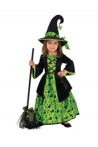 Green Witch Child Costume