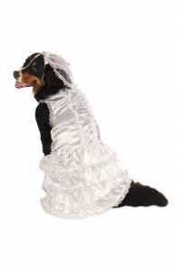 Bride Halloween Big Dog Pet Costume