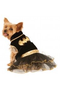 TV and Movie Characters Black, Gold  Pet Costume