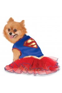 Supergirl Pet Tutu Dress