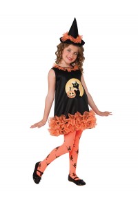 Orange Tutu Witch Toddler/Child Costume