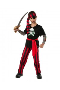 Tattooed Pirate Child Costume