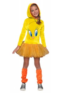 Tweety Hooded Child Costume Looney Tunes