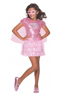 Supergirl Pink Sequin Child Costume