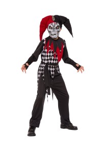 Evil Jester Halloween Child Costume Evil Jester Halloween Child Costume