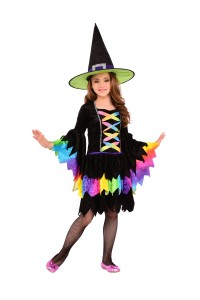 Rainbow Witch Child Costume