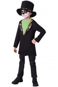 Day Of The Dead Boy Child Costume Halloween