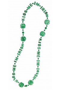 St Patricks Day 'Kiss Me I'm Irish' Beads St Patrick's day - Accessory
