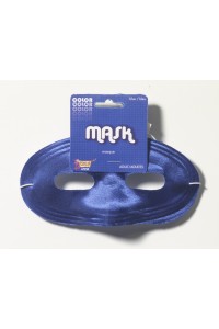 Silk Mask - Blue Adult Mardi Gras - Accessory