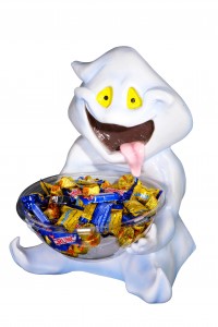 Ghost Halloween Candy Bowl Holder - Accessory