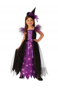 Fancy Witch Light Up Child Costume