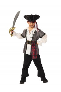 Pirate Grey Boy Child Costume
