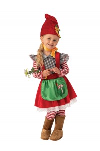 Garden Gnome Fairytale Girl Child Costume