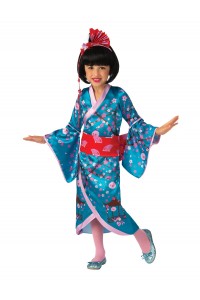 Cherry Blossom Japanese Princess Child Costume