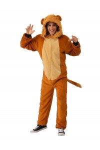 Lion Furry Onesie Adult Costume Animals