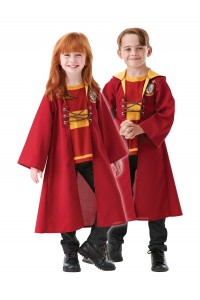 Quidditch Harry Potter Hooded Red Child Robe