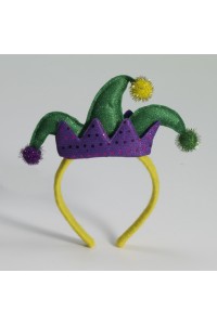 Jester Mardi Gras Headband - Accessory