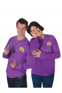 Purple Wiggle Costume Adult Top