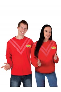 Red Wiggle Costume Adult Top