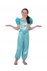 Jasmine Sparkle Deluxe Child Costume Aladdin