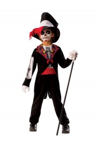 Day Of The Dead Boys Child Costume Halloween