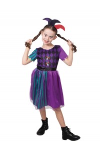 Harlequin Jester Child Costume