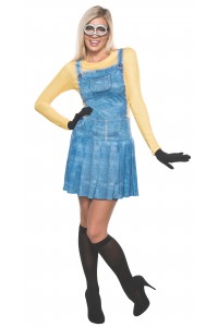 Minion Female Pleated Adult Costume