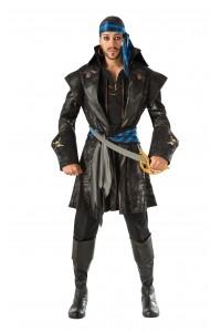 Captain Black Heart Pirate Adult Costume Captain Black Heart Pirate Adult Costume