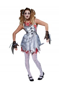 Deathly Doll Halloween Adult Costume