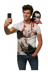 Vampire Halloween Selfie Shocker Adult Costume