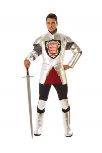Silver Knight Medieval & Knights Adult Costume