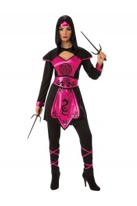 Pink Ninja Japanese Warrior Adult Costume
