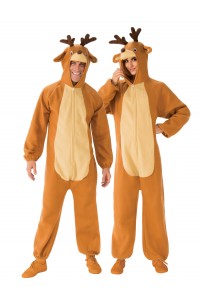 Reindeer Christmas Adult Jumpsuit Reindeer Christmas Adult Jumpsuit