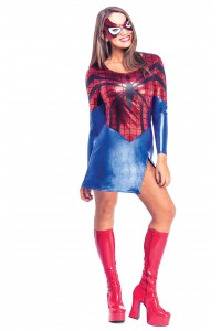 Spider-Girl Dress And Adult Mask
