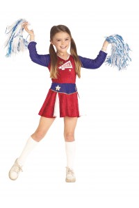 Retro Cheerleader American Child Costume