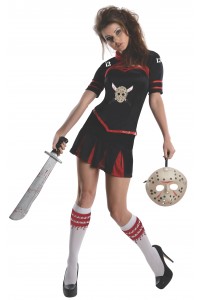 Jason Cheerleader Secret Wishes Corset Adult Costume Halloween