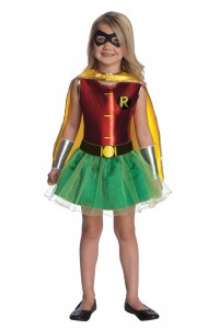 Robin DC Comics Girl's Child Costume