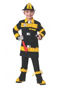 Fire Fighter Deluxe Child Costume Careers
